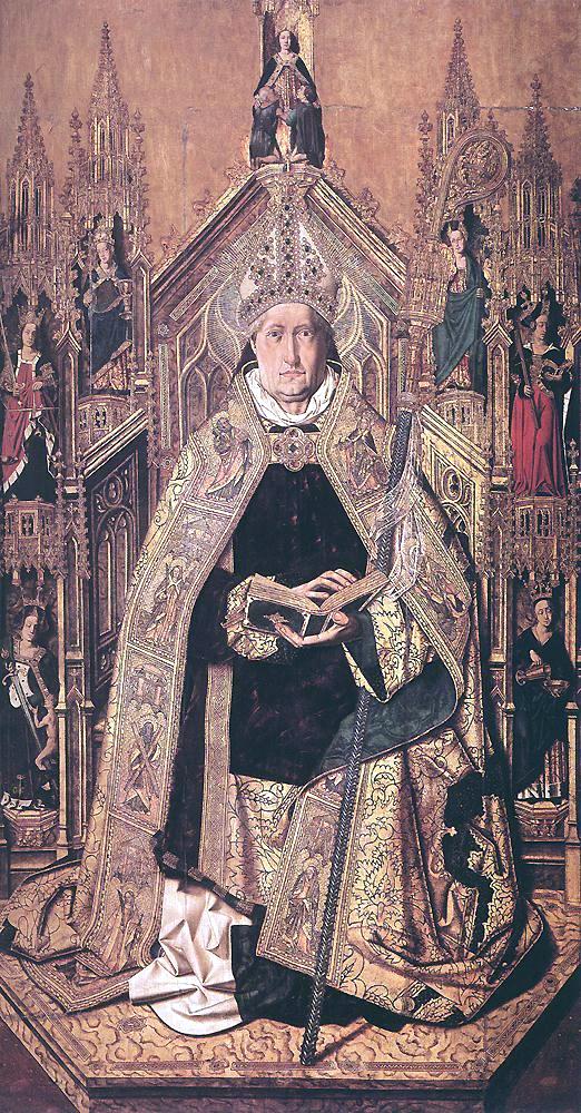  Bartolome Bermejo St Dominic Enthroned in Glory - Art Print