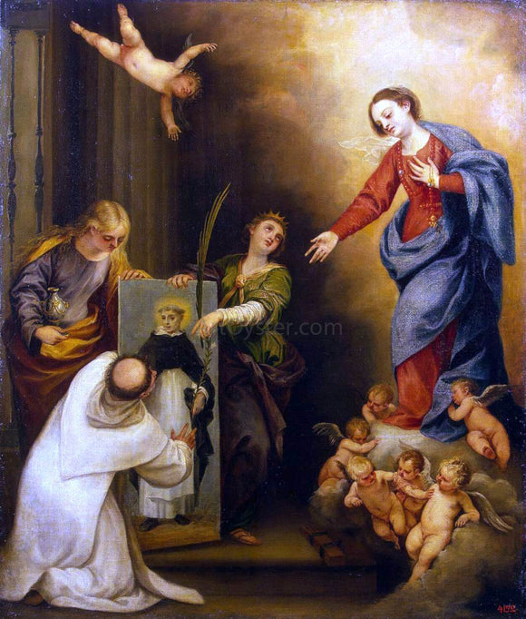  Pedro Anastasio Bocanegra St Dominic in Soriano - Art Print