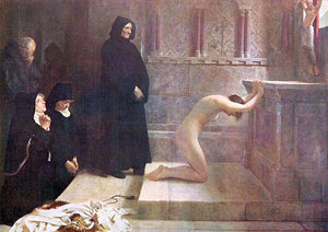  Philip Hermogenes Calderon St. Elizabeth of Hungary Great Act of Renunciation - Art Print