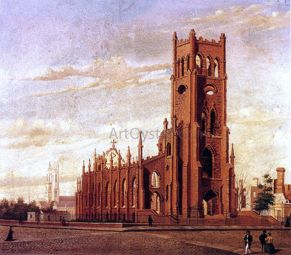  William Aiken Walker St. Finebar's Church, Broad Street, Charleston - Art Print