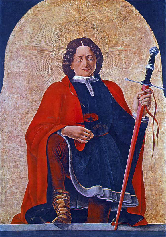  Francesco Del Cossa St Florian (Griffoni Polyptych) - Art Print