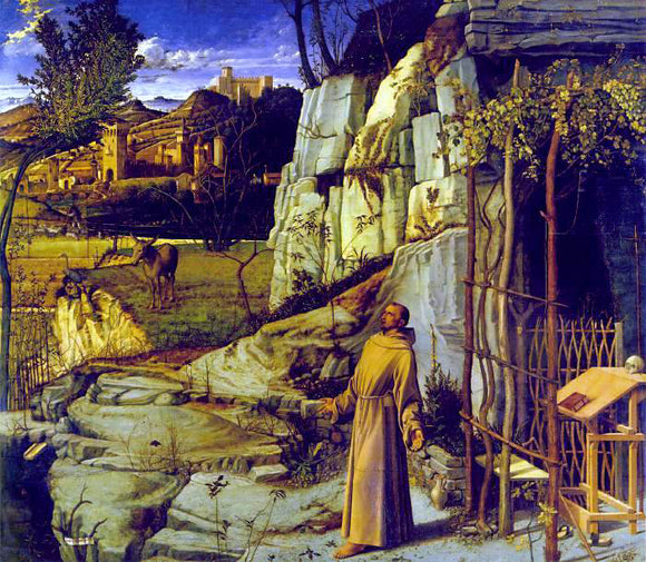  Giovanni Bellini St. Francis in Ecstasy - Art Print