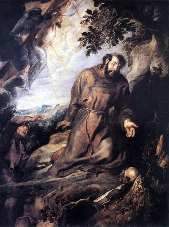  Peter Paul Rubens St Francis of Assisi Receiving the Stigmata - Art Print