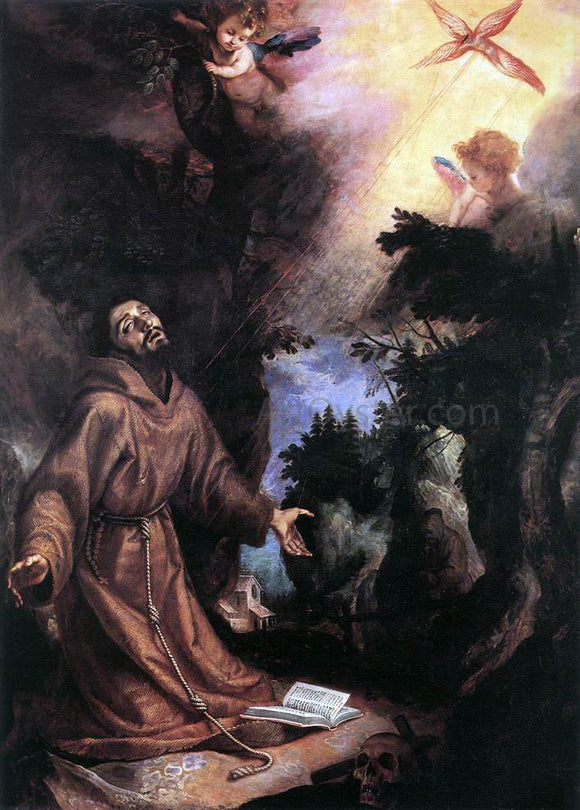  Cigoli St Francis Receives the Stigmata - Art Print