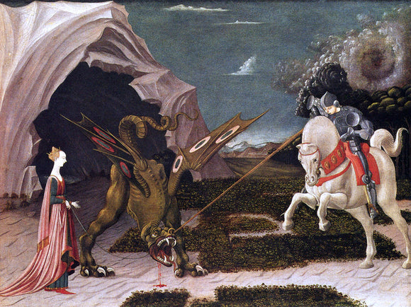  Paolo Uccello St. George and the Dragon - Art Print