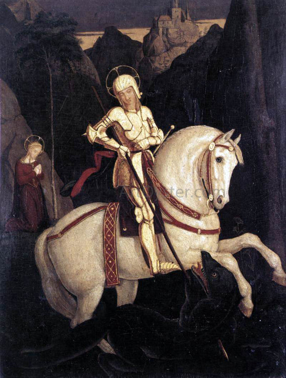  Franz Pforr St George and the Dragon - Art Print
