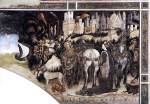  Antonio Pisanello St George and the Princess of Trebizond (right side) - Art Print