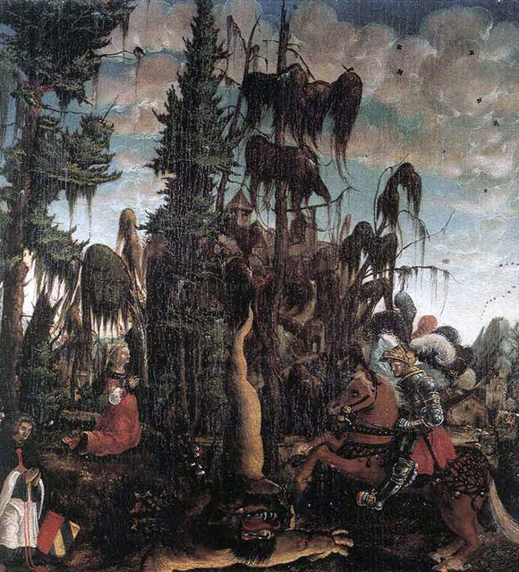  Georg Lemberger St George Freeing the Princess - Art Print