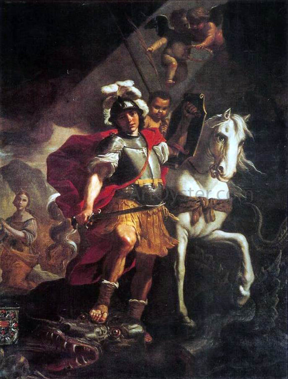  Mattia Preti St. George Victorious over the Dragon - Art Print