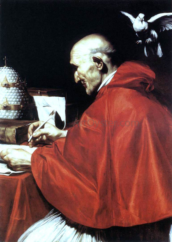  Carlo Saraceni St Gregory the Great - Art Print