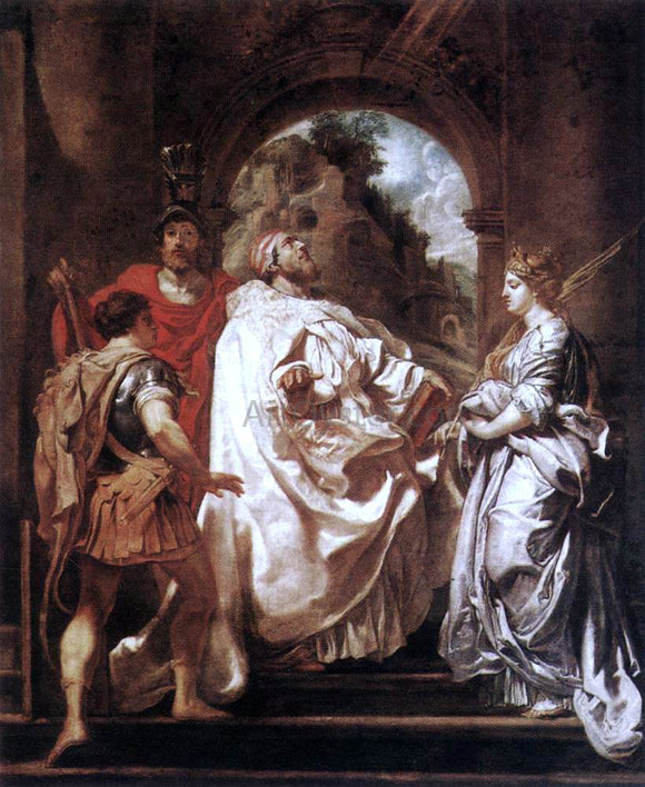 Peter Paul Rubens St Gregory the Great with Saints - Art Print