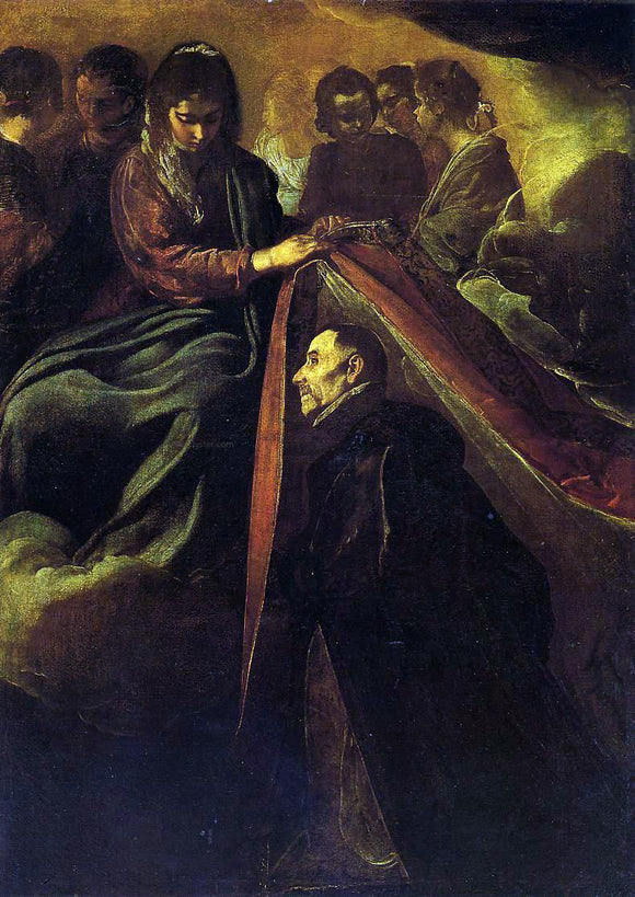  Diego Velazquez St. Ildefonso Receiving the Chasuble from the Virgin - Art Print