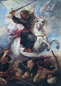  Juan Carreno De Miranda St James the Great in the Battle of Clavijo - Art Print