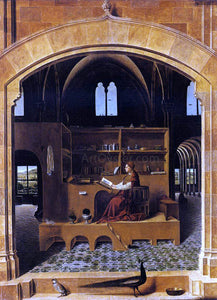  Antonello Da Messina St Jerome in his Study - Art Print
