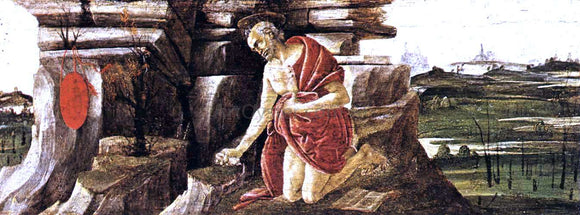  Sandro Botticelli St Jerome in Penitence (San Marco Altarpiece) - Art Print