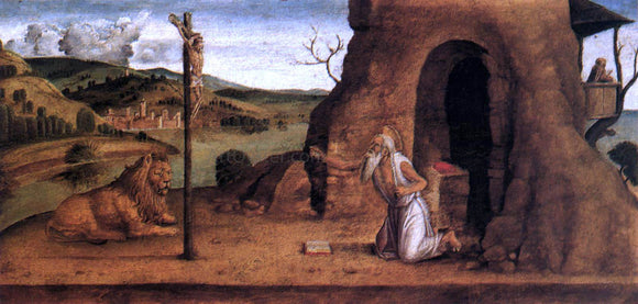  Lazzaro Bastiani St Jerome in the Desert - Art Print