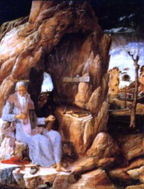  Andrea Mantegna St. Jerome in the Wilderness - Art Print