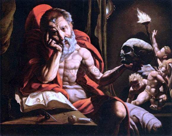  Jan Cornelisz Vermeyen St Jerome Meditating - Art Print