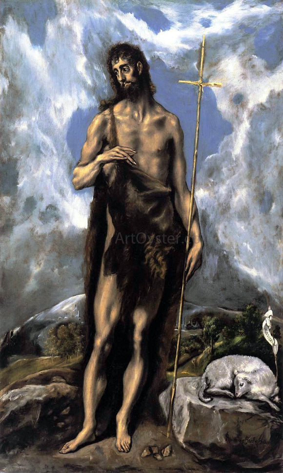  El Greco St John the Baptist - Art Print