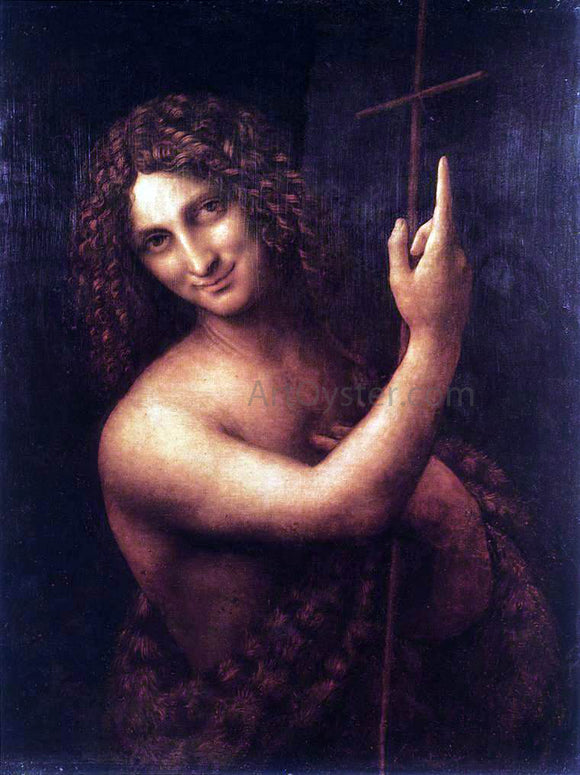  Leonardo Da Vinci St John the Baptist - Art Print