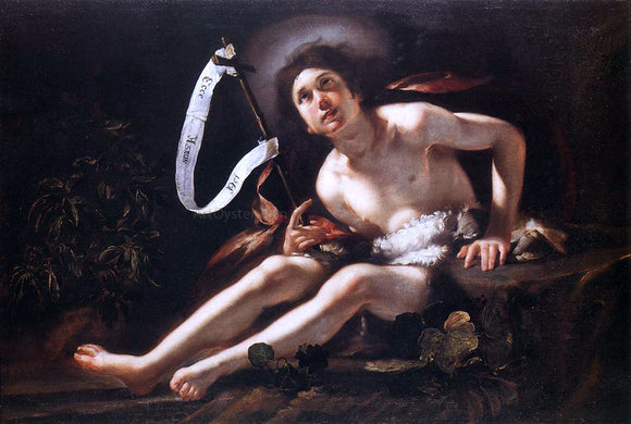  Bernardo Strozzi St John the Baptist - Art Print
