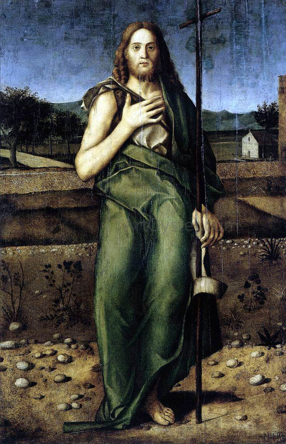  Girolamo Da Santacroce St John the Baptist - Art Print