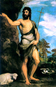  Titian St. John the Baptist - Art Print