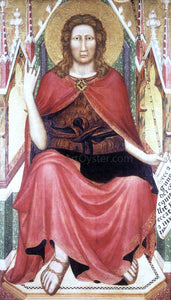  Unknown (4) Masters St John the Baptist Enthroned - Art Print