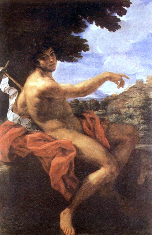  Baciccio St John the Baptist - Art Print