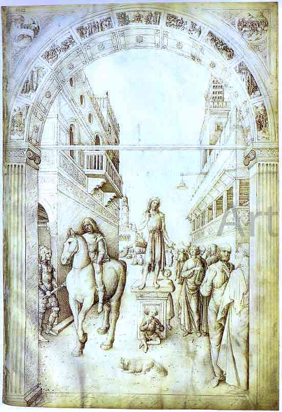  Jacopo Bellini St. John the Baptist Preaching - Art Print