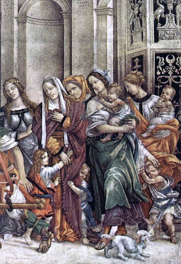  Filippino Lippi St John the Evangelist Resuscitating Druisana (detail) - Art Print