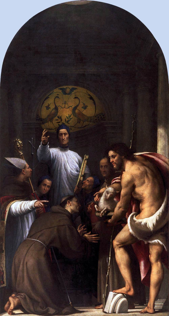  Porde St Lorenzo Giustiniani and Other Saints - Art Print