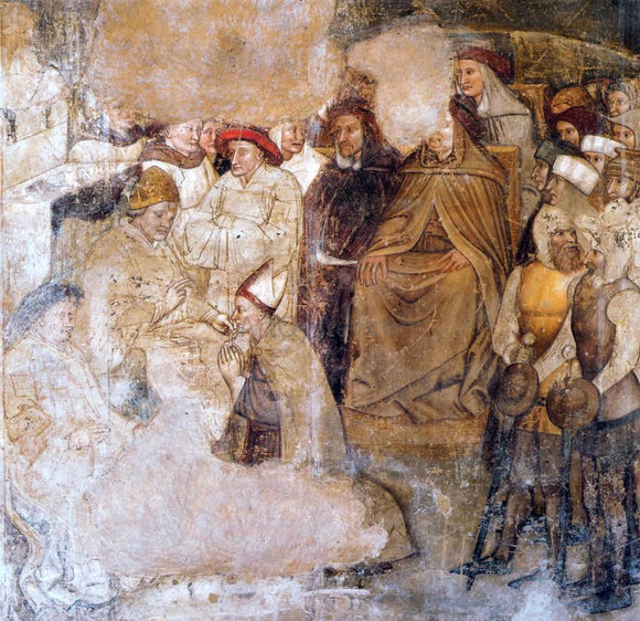  Serafino Serafini St Louis of Toulouse Ordained Bishop by Pope Boniface VIII - Art Print