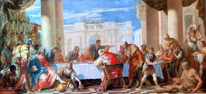  Sebastiano Ricci St Magdalen Anointing Feet of Christ - Art Print