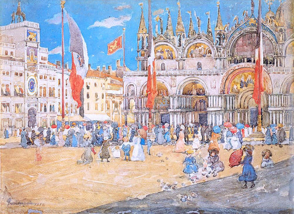  Maurice Prendergast St. Mark's, Venice - Art Print