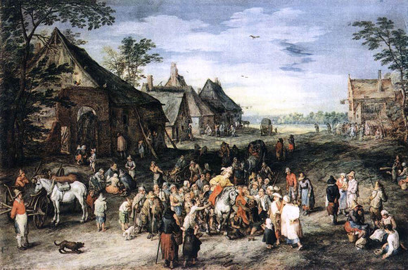  The Elder Jan Brueghel St Martin - Art Print