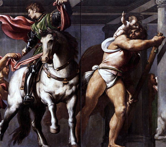  Porde St Martin and St Christopher - Art Print