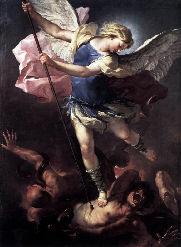  Luca Giordano St Michael - Art Print