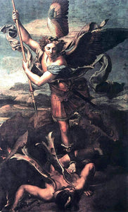  Raphael St Michael and the Satan - Art Print