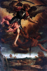  Bonifazio Veronese St Michael Vanquishing the Devil - Art Print