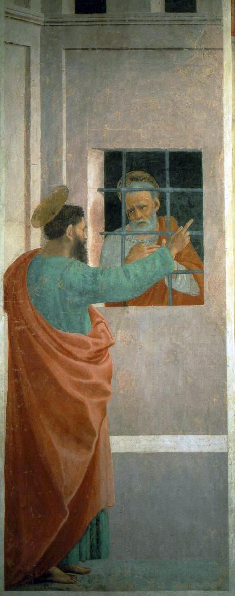 Filippino Lippi St Paul Visits St Peter in Prison - Art Print
