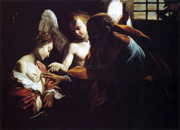  Giovanni Lanfranco St Peter Healing St Agatha - Art Print