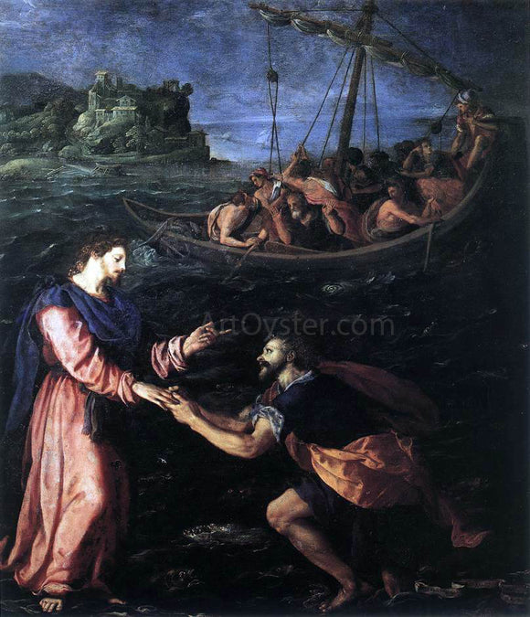  Alessandro Allori St Peter Walking on the Water - Art Print
