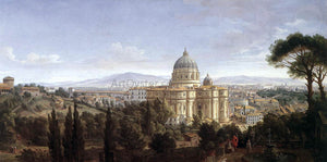  Caspar Andriaans Van Wittel St Peter's in Rome - Art Print