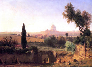  George Inness St. Peter's, Rome - Art Print