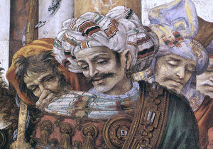  Filippino Lippi St Philip Driving the Dragon from the Temple of Hieropolis (detail) - Art Print