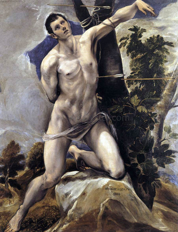  El Greco St Sebastian - Art Print