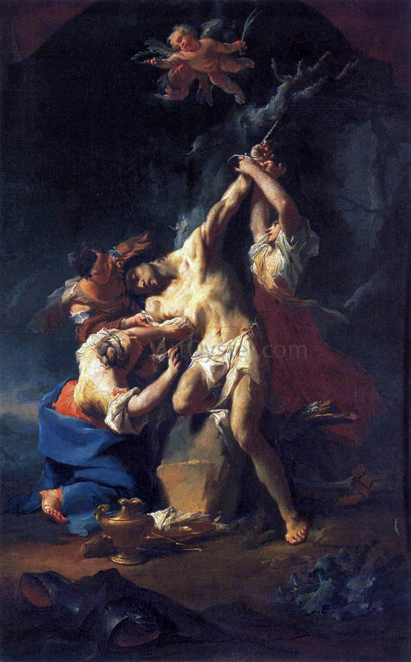  Paul Troger St Sebastian and the Women - Art Print
