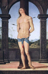  Pietro Perugino St Sebastian - Art Print