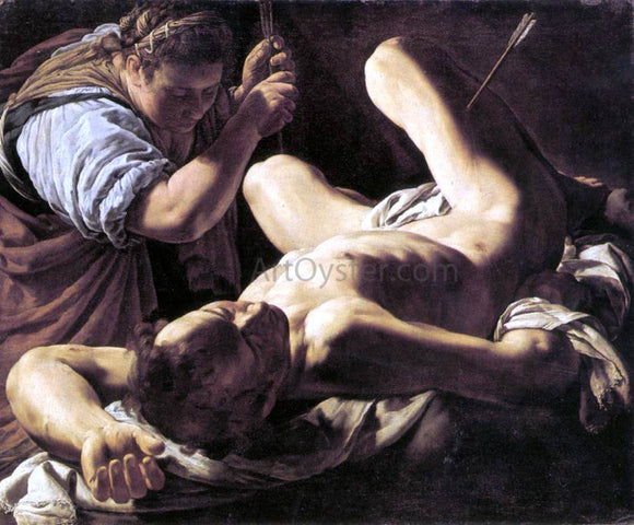  Marcantonio Bassetti St Sebastian Tended by St Irene - Art Print